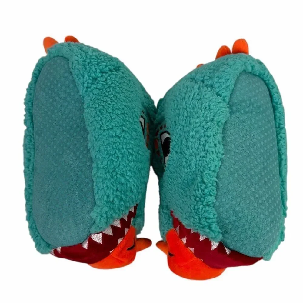 Cat & Jack Boys’ Slip On Slippers Blue Size Large 4-5 Target